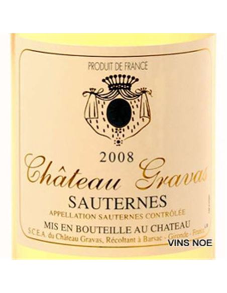 Ch. Gravas (37.5) - CH. GRAVAS  (37,5) GRAND VIN DE BORDEAUX-E