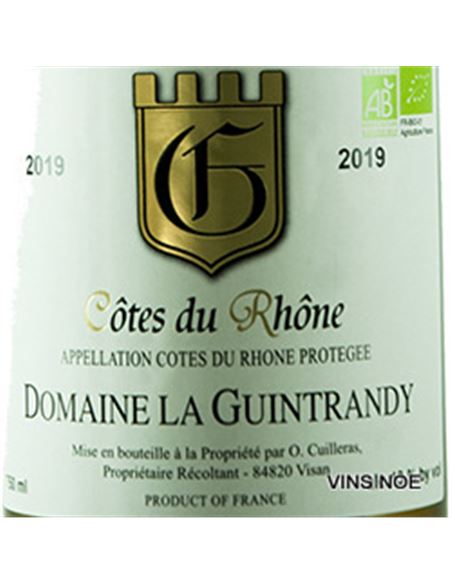 Dom. Guintrandy Blanc Côtes du Rhône - Dom_Guintrandy_Blanc_Cotes_du_Rhone_E