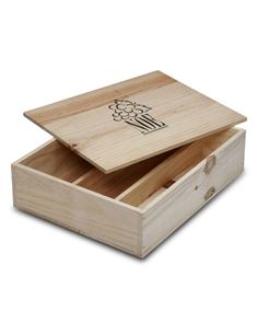 Caja madera 3 botellas - MADERA3