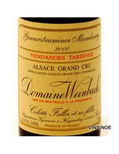 Gewurz. GC Mambourg VT (37,5 cl) - DOM. WEINBACH GEWURZTRAMINER GC MAMBOURG VT 2