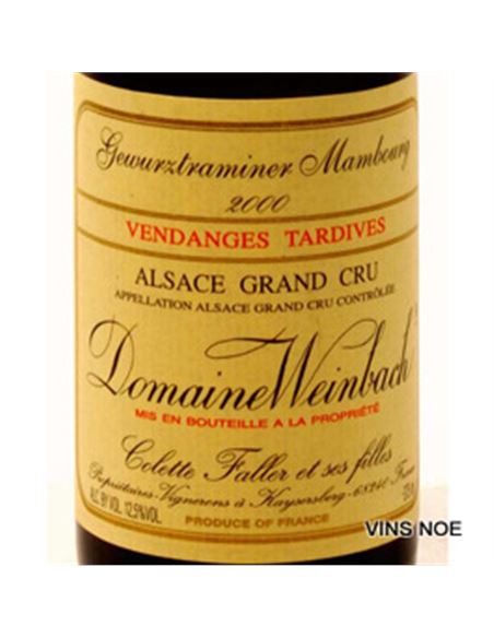 Gewurz. GC Mambourg VT (37,5 cl) - DOM. WEINBACH GEWURZTRAMINER GC MAMBOURG VT-E