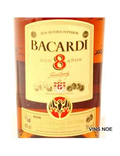 Bacardi reserva superior 8 a. - BACARDI RESERVA SUPERIOR 8 A. 2