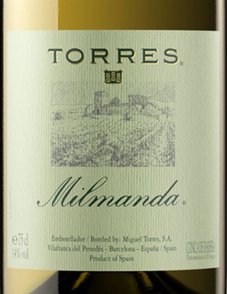 Milmanda 2015 - MilmandaTorres_VinsNoe_etiqueta