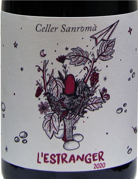 L´Estranger de Celler Sanromà - Lestranger_VinsNoe_etiqueta