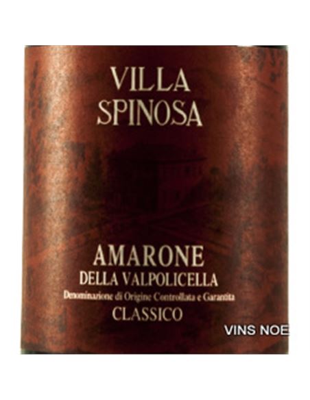 Villa Spinosa Amarone Valpolicella Classico - Amarone_Valpolicella_Classico-E