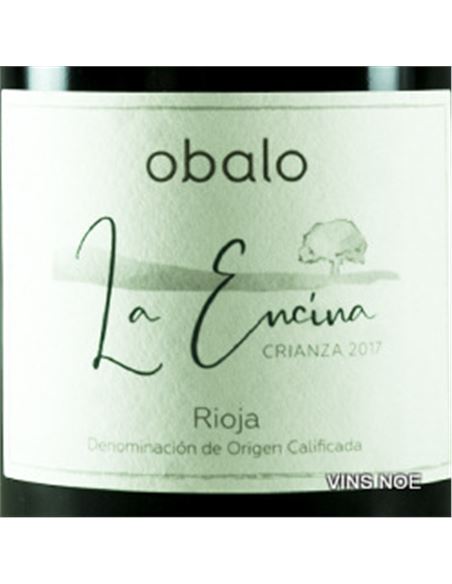 Obalo La Encina Crianza 2017 - Obalo_Crianza_la_Encina-E