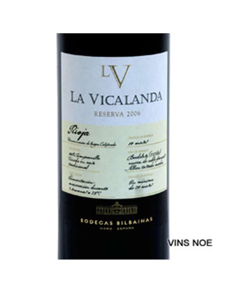 La Vicalanda Reserva 2015 - LA VICALANDA-E