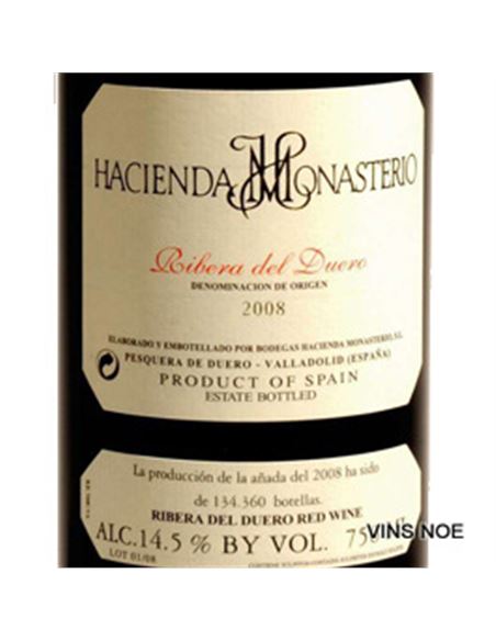 Hacienda Monasterio 2019 - HACIENDA MONASTERIO CRIANZA-E
