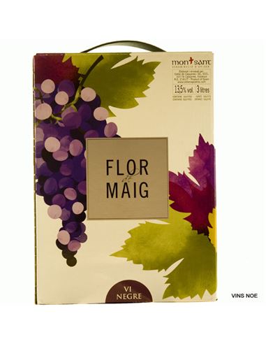 Flor de Maig Bag in Box Negre (300 cl) - FLOR_DE_MAIG_BAG_IN_BOX_3_LTR