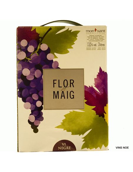 Flor de Maig Bag in Box Negre (300 cl) - FLOR_DE_MAIG_BAG_IN_BOX_3_LTR