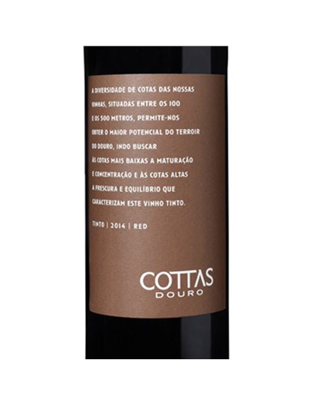 Cottas Douro Tinto 2018 - Cottastinto2018_etiqueta