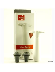 Vacu-vin Bomba blanca + 2 tapones - BOMBA1TAP