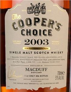 Tomatin Forest Fruits Port Finish 57,5º - CoopersChoicePortWine_VinsNoe 2