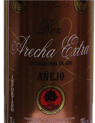 Ron arecha extra añejo - RonArecha_Etiqueta_VinsNoe